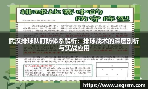 武汉排球队盯防体系解析：排球战术的深度剖析与实战应用